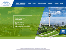 Tablet Screenshot of pension-fleischmann.de